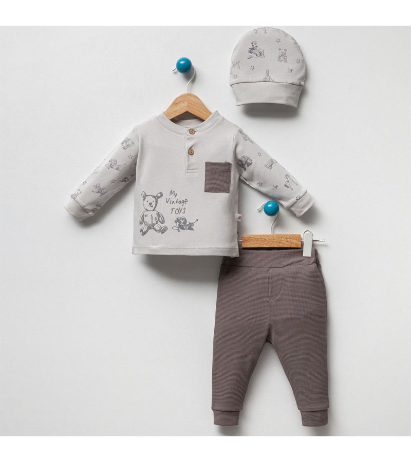 ERKEK TOYS ŞAPKALI TAKIM