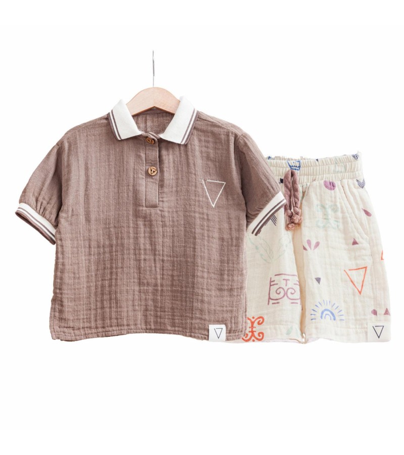 ERKEK 2-3-4-5 YAŞ EMPRİME ŞORT TAKIM