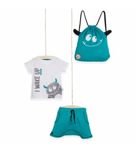 ERKEK 2-3-4 YAŞ WAKE UP AWESOME 3LÜ TAKIM