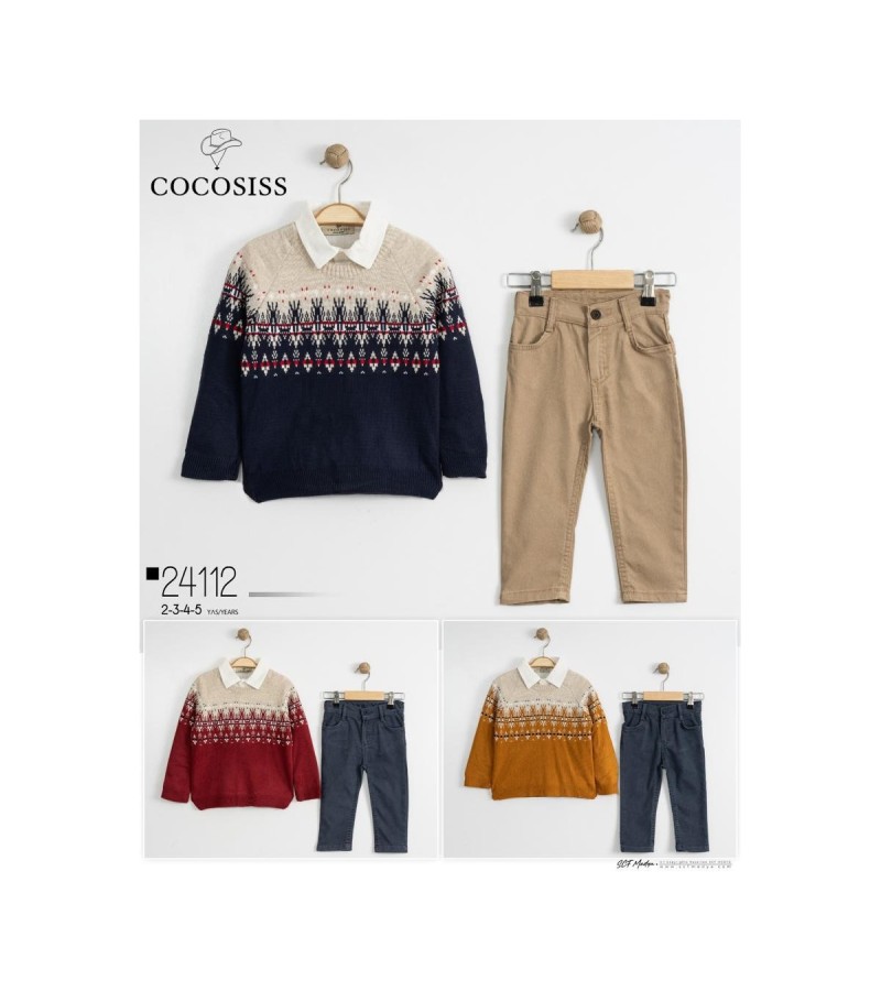 ERKEK GÖMLEKLİ TRİKO 3LÜ TAKIM