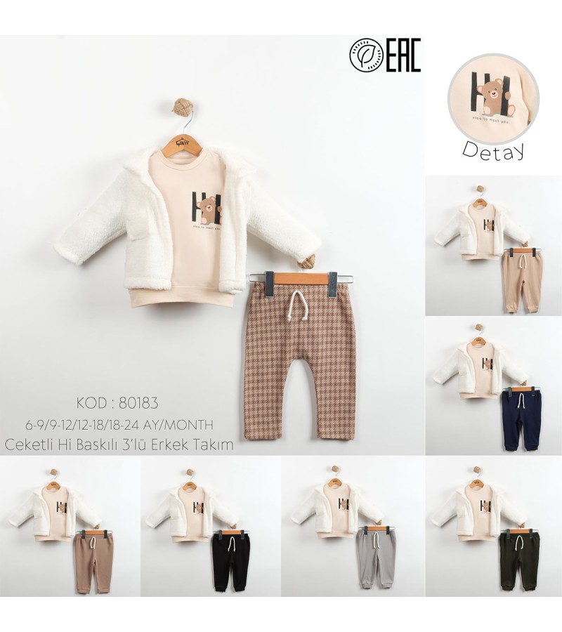 ERKEK HI BASKI CEKETLİ TAKIM