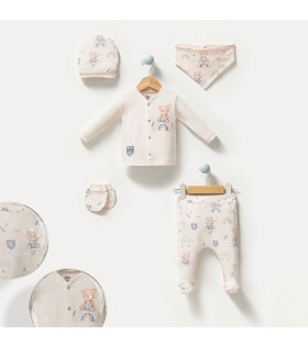 UNISEX GÖKKUŞAĞI DESEN 5Lİ SET