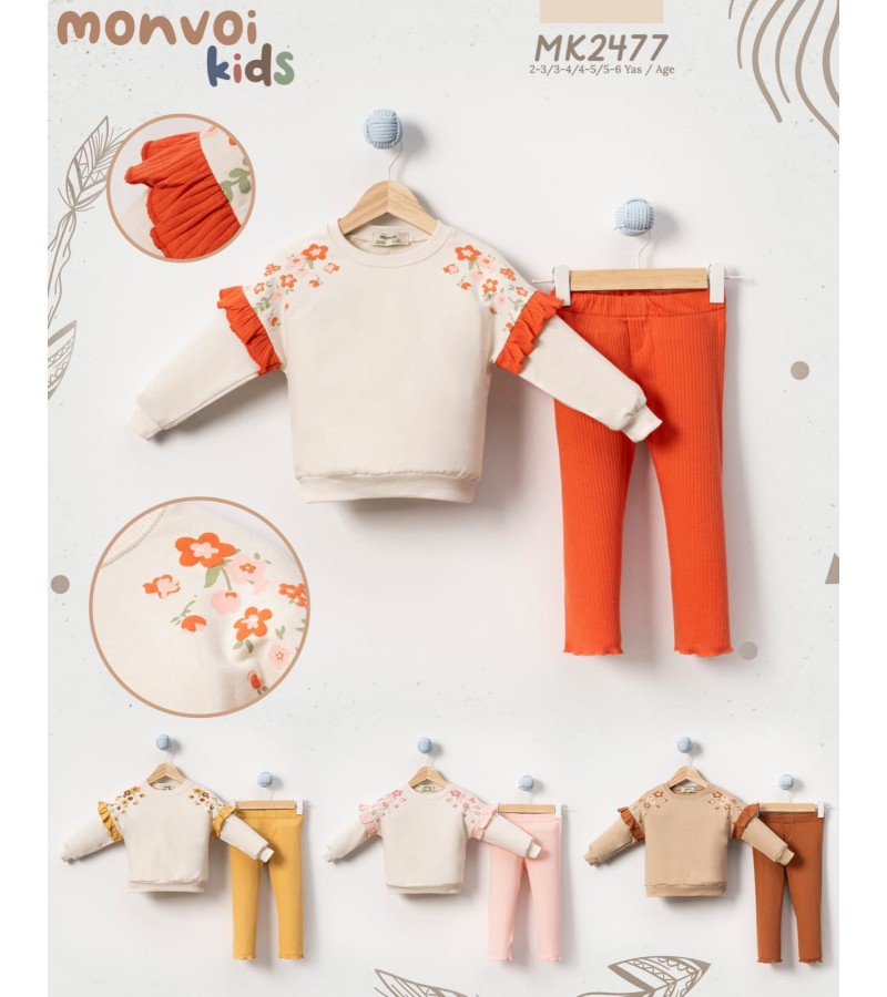 KIZ ÇİÇEKLİ TAKIM