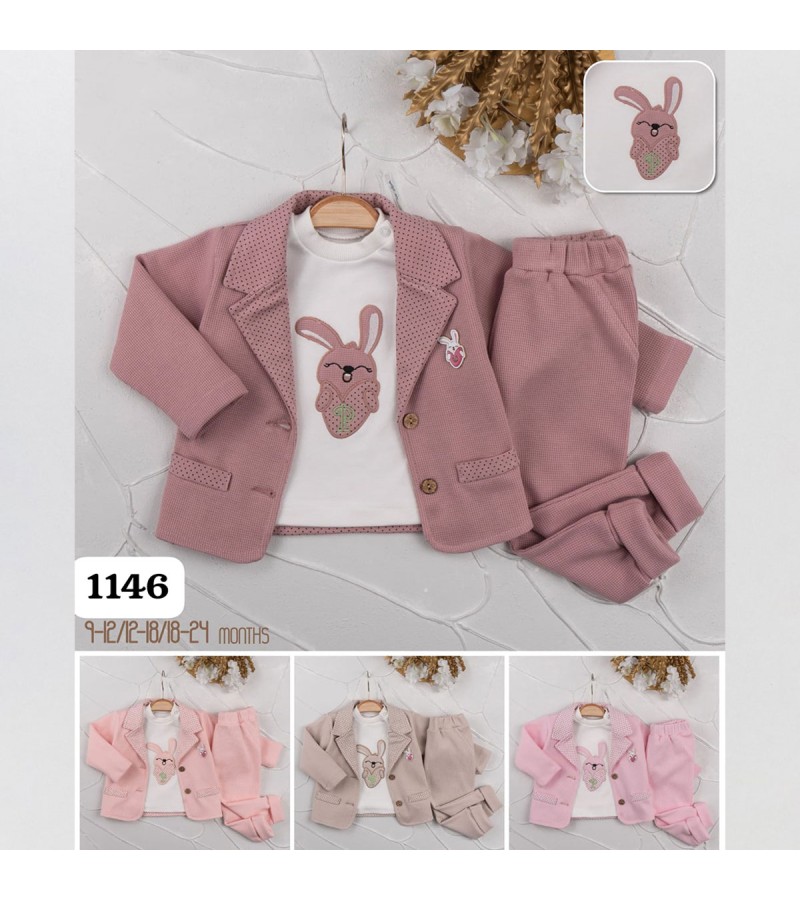 KIZ PUANLI 3LÜ TAKIM