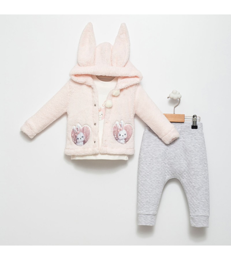 KIZ RABBİT 3LÜ TAKIM