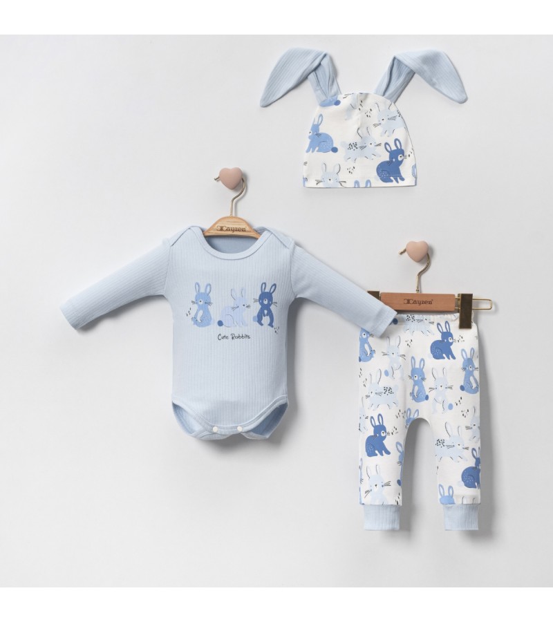 UNISEX TAVŞAN KARDEŞ 3LÜ TAKIM