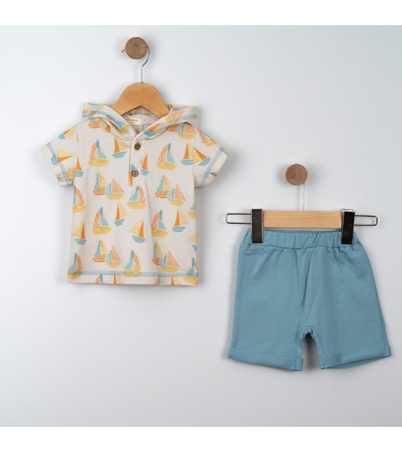 ERKEK YELKENLİ ŞORTLU TAKIM