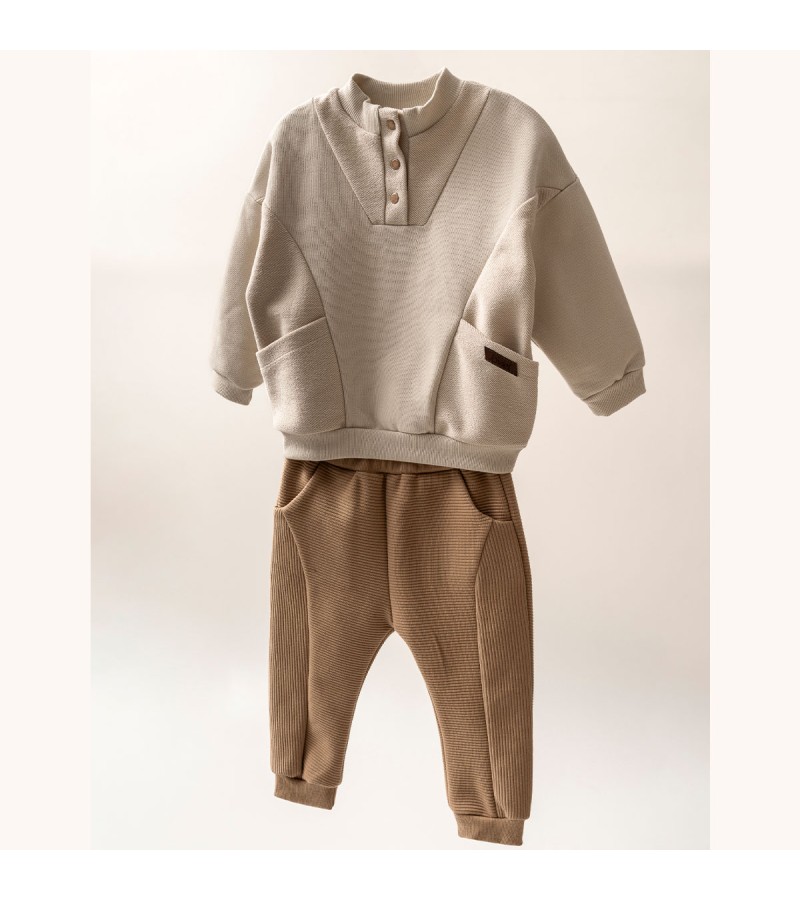 UNISEX YAN CEPLİ TAKIM